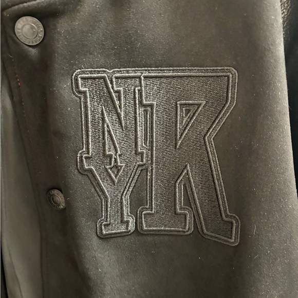 Black Bomber Jacket - Picture 3 of 5